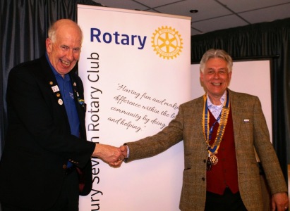  District Governor-Elect Visits Severn Rotary Club